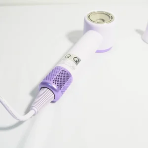 Máy sấy tóc tốc độ cao GERMATEK GE-H69S màu tím lavender cùng đầu tập trung gió và nắp sau